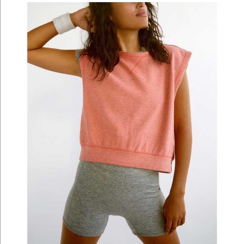 FP free people kick it muscle sweatshirt Like new